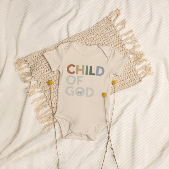 Child of God Organic Cotton Baby Bodysuit (More Colors)