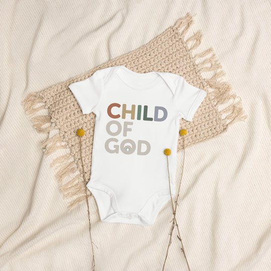 Child of God Organic Cotton Baby Bodysuit (More Colors)